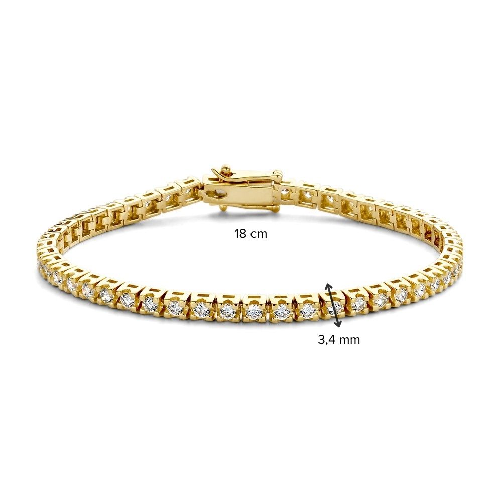 Armband Chloe 3,00 ct. Gelbgold
