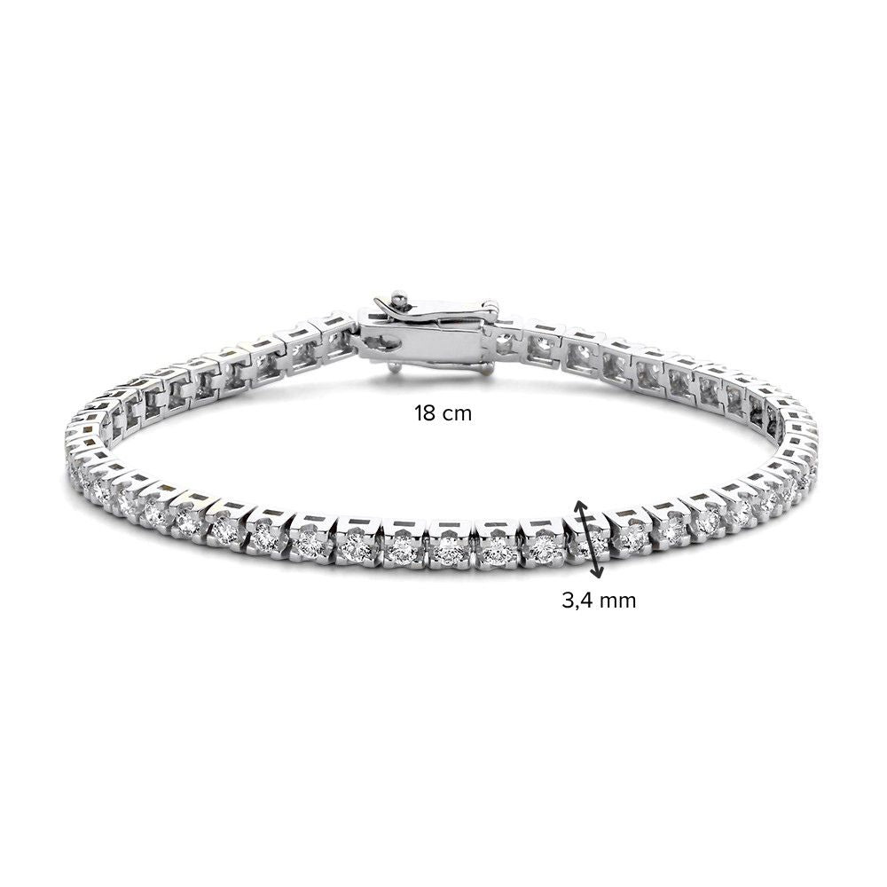 Armband Chloe 3,00 ct. Weißgold