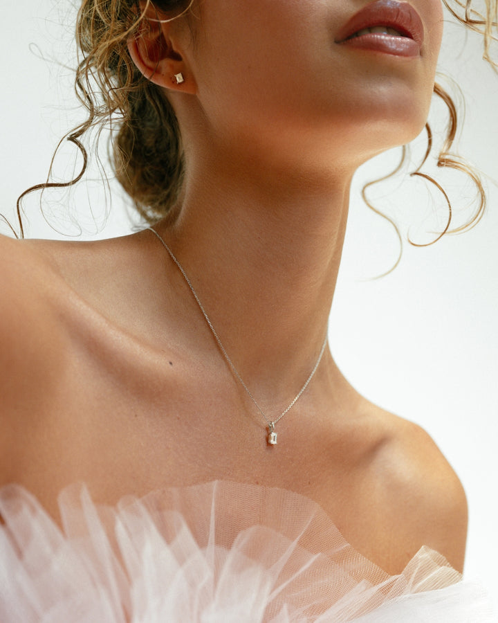 Halskette Nora 0,50 ct. Weißgold