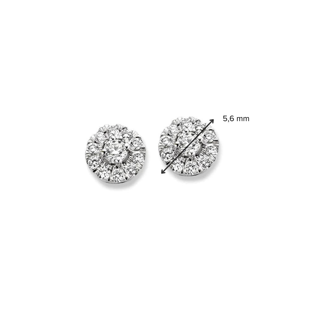 Emma Ohrstecker 0,20 ct. Weißgold