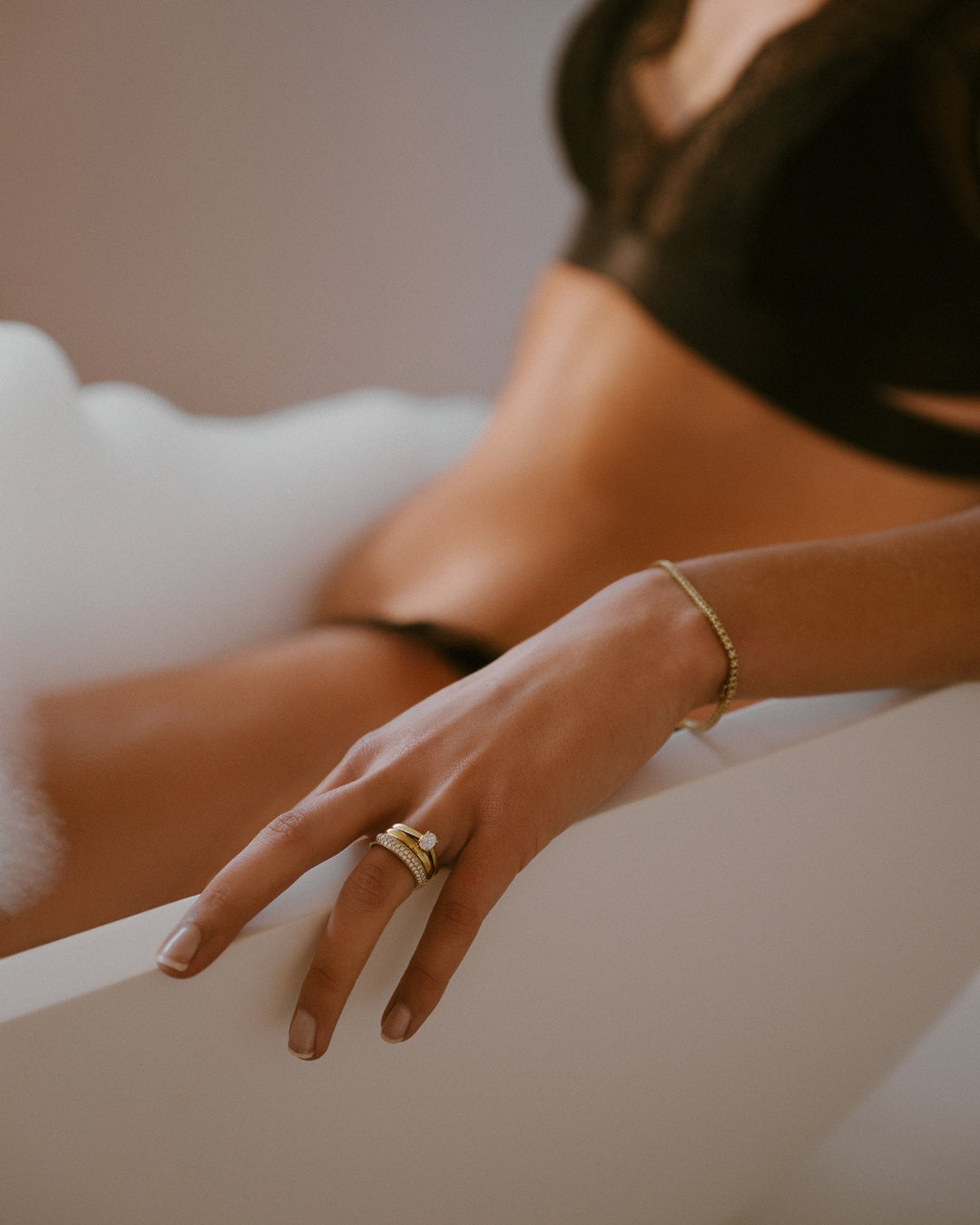 Armband Chloe 1,00 ct. Gelbgold