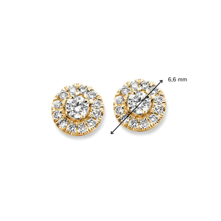 Emma Ohrstecker 0,30 ct. Gelbgold