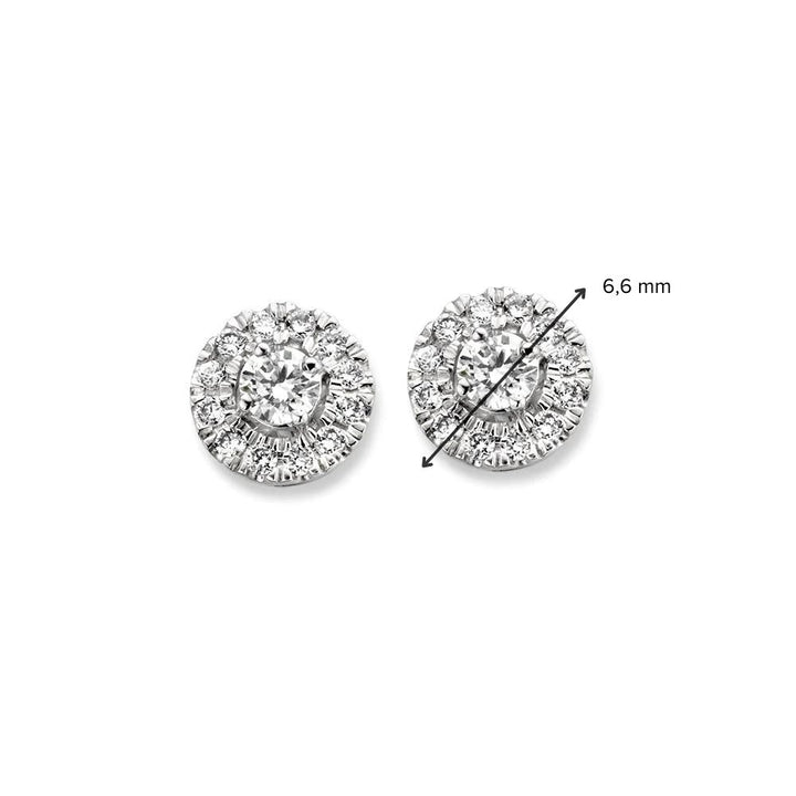Emma Ohrstecker 0,30 ct. Weißgold