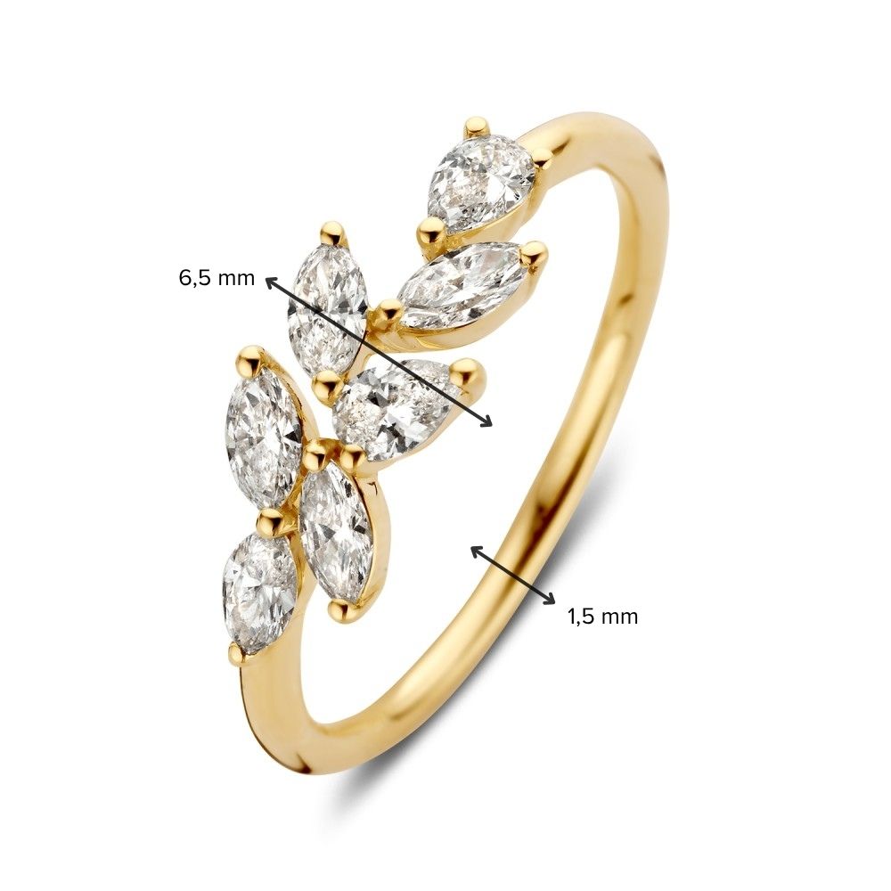 Ring Flore 0,60 Karat Gelbgold