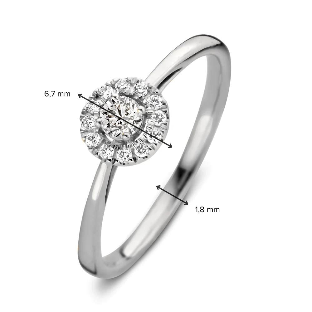 Ring Emma 0,20 ct. Weißgold