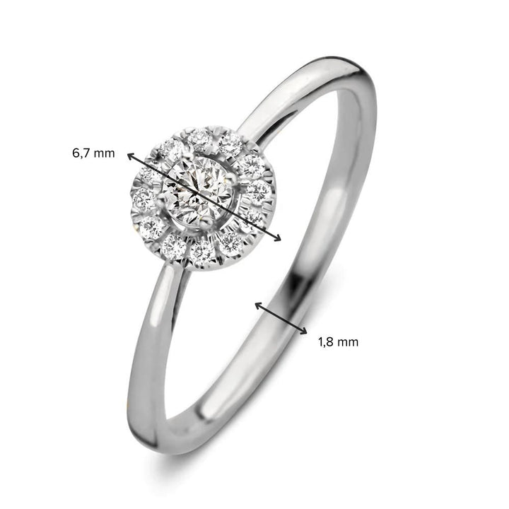 Ring Emma 0,20 ct. Weißgold