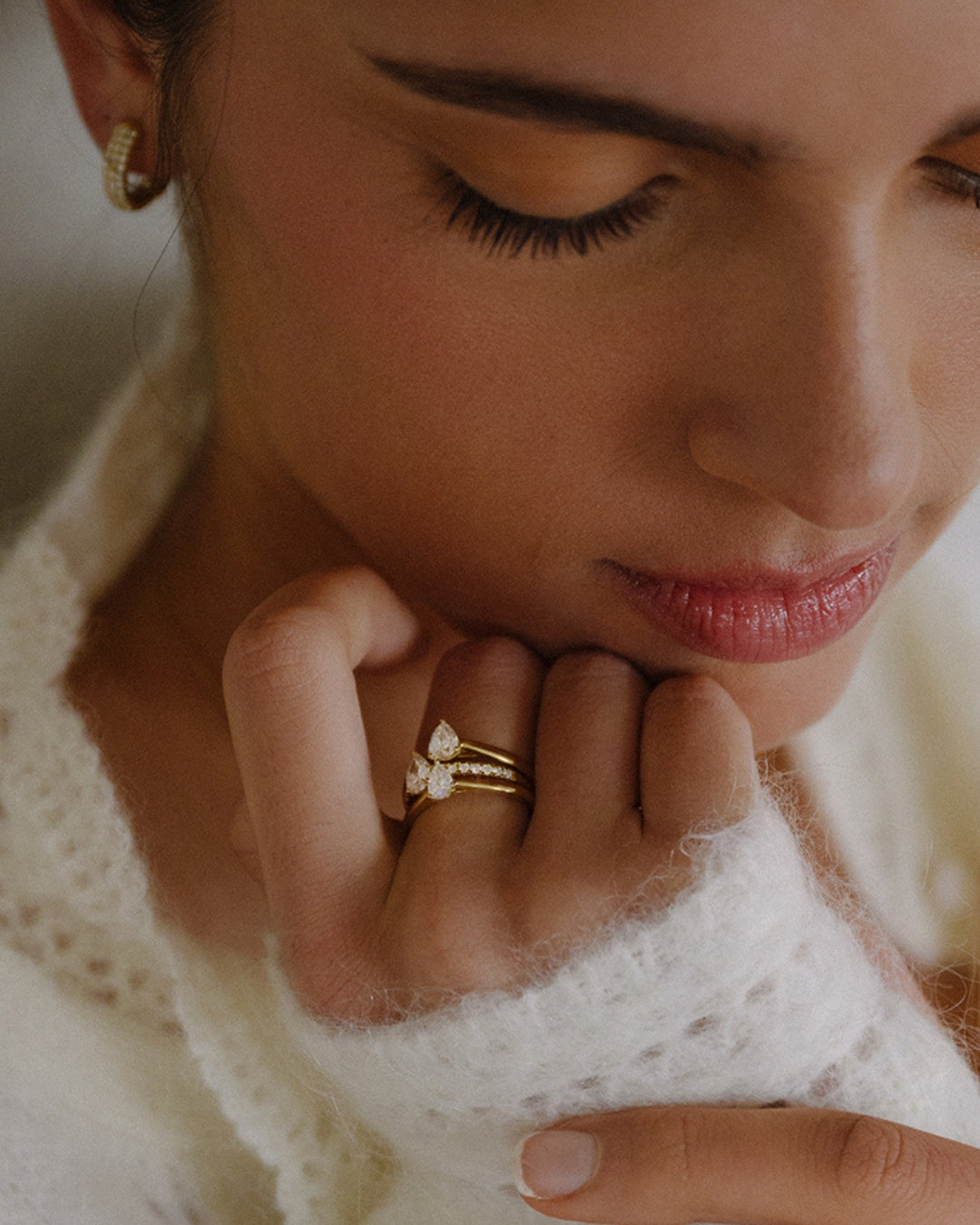 Ring Ava 0,30 ct. Gelbgold