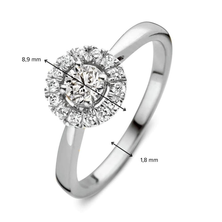 Ring Emma 0,50 ct. Weißgold