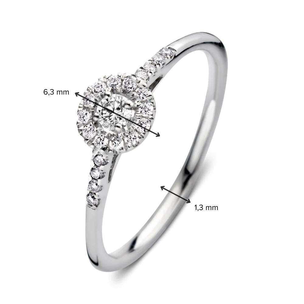 Ring Emma Royal 0,20 ct. Weißgold