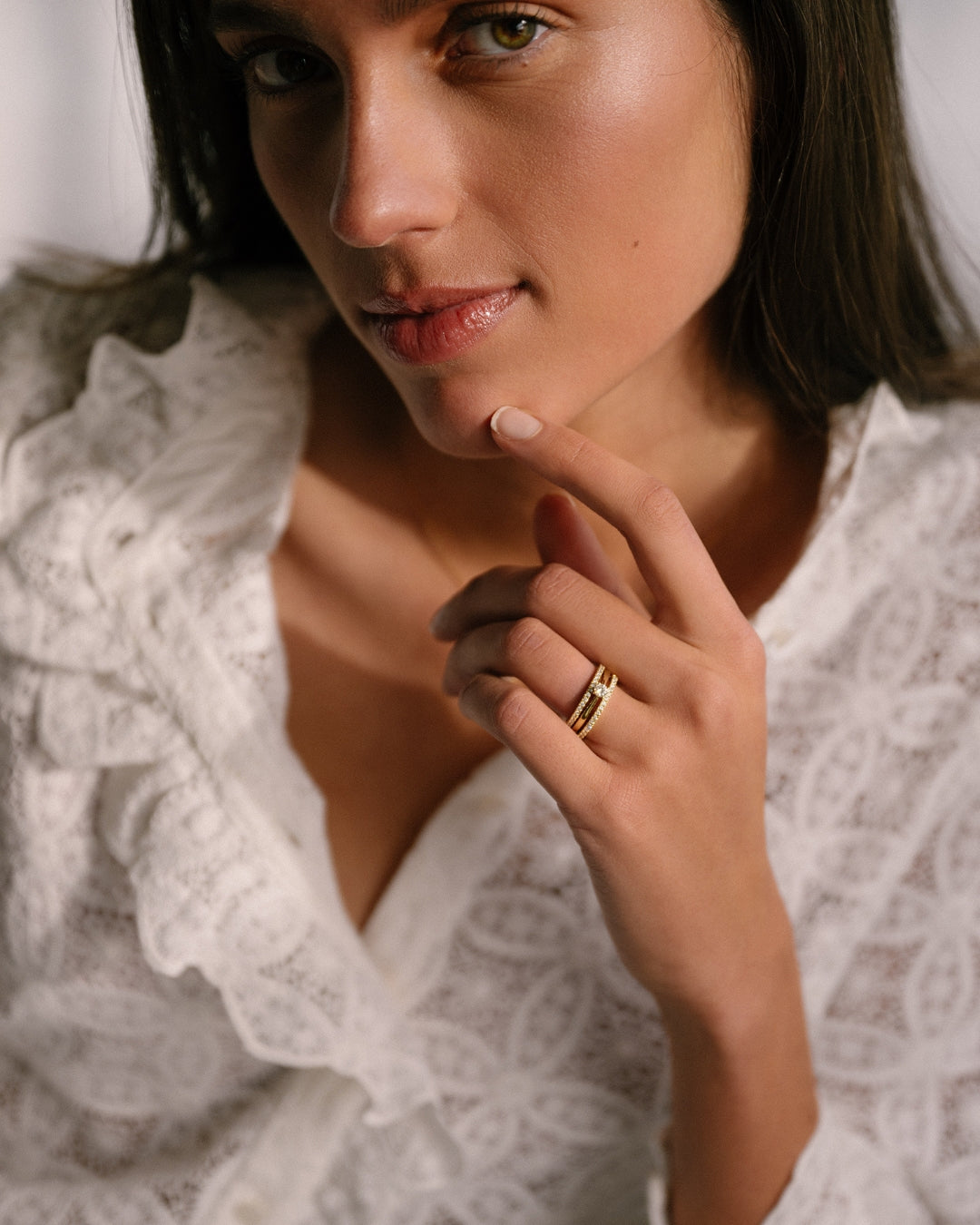 Ring Olivia 0,20 ct. Gelbgold