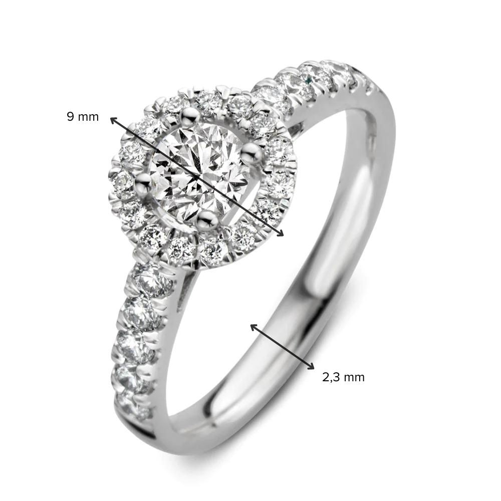 Ring Emma Royal 1,00 ct. Weißgold