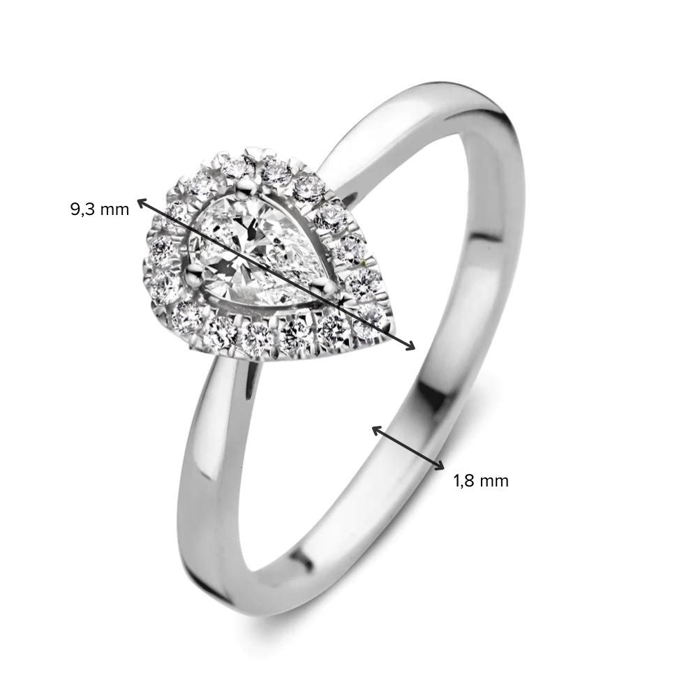 Ring Elin 0,30 ct. Weißgold