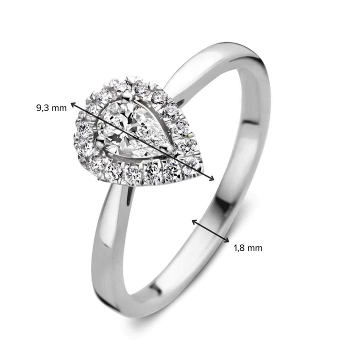 Ring Elin 0,30 ct. Weißgold