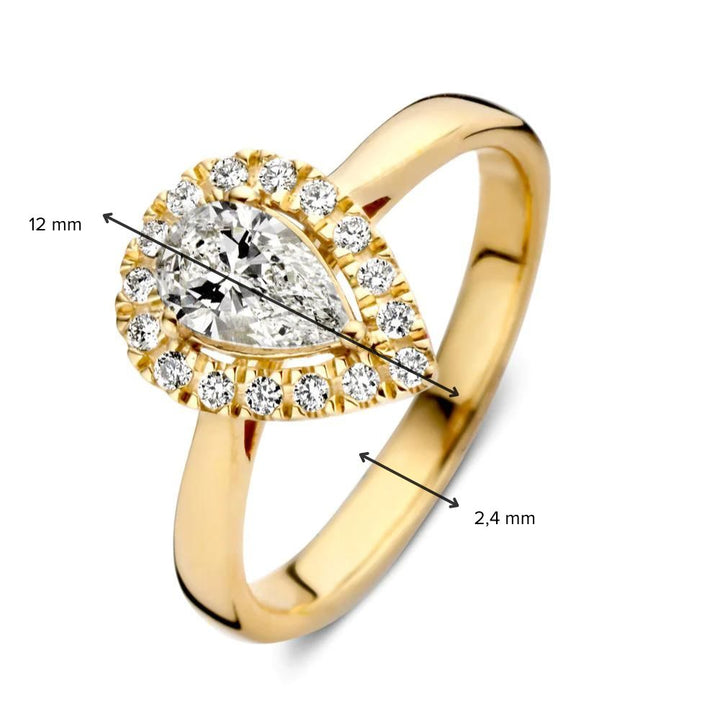 Ring Elin 0,65 ct. Gelbgold