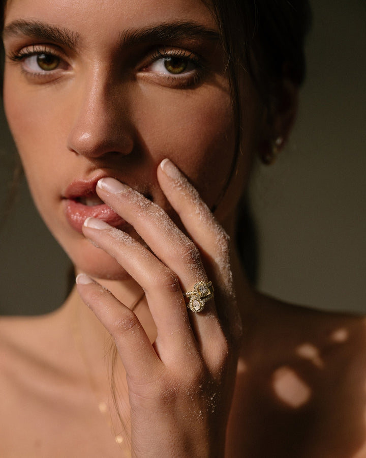 Ring Efeu Royal 0,50 ct. Gelbgold
