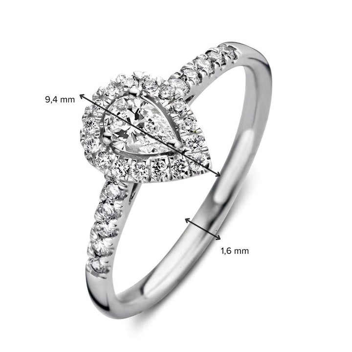 Ring Elin Royal 0,50 ct. Weißgold