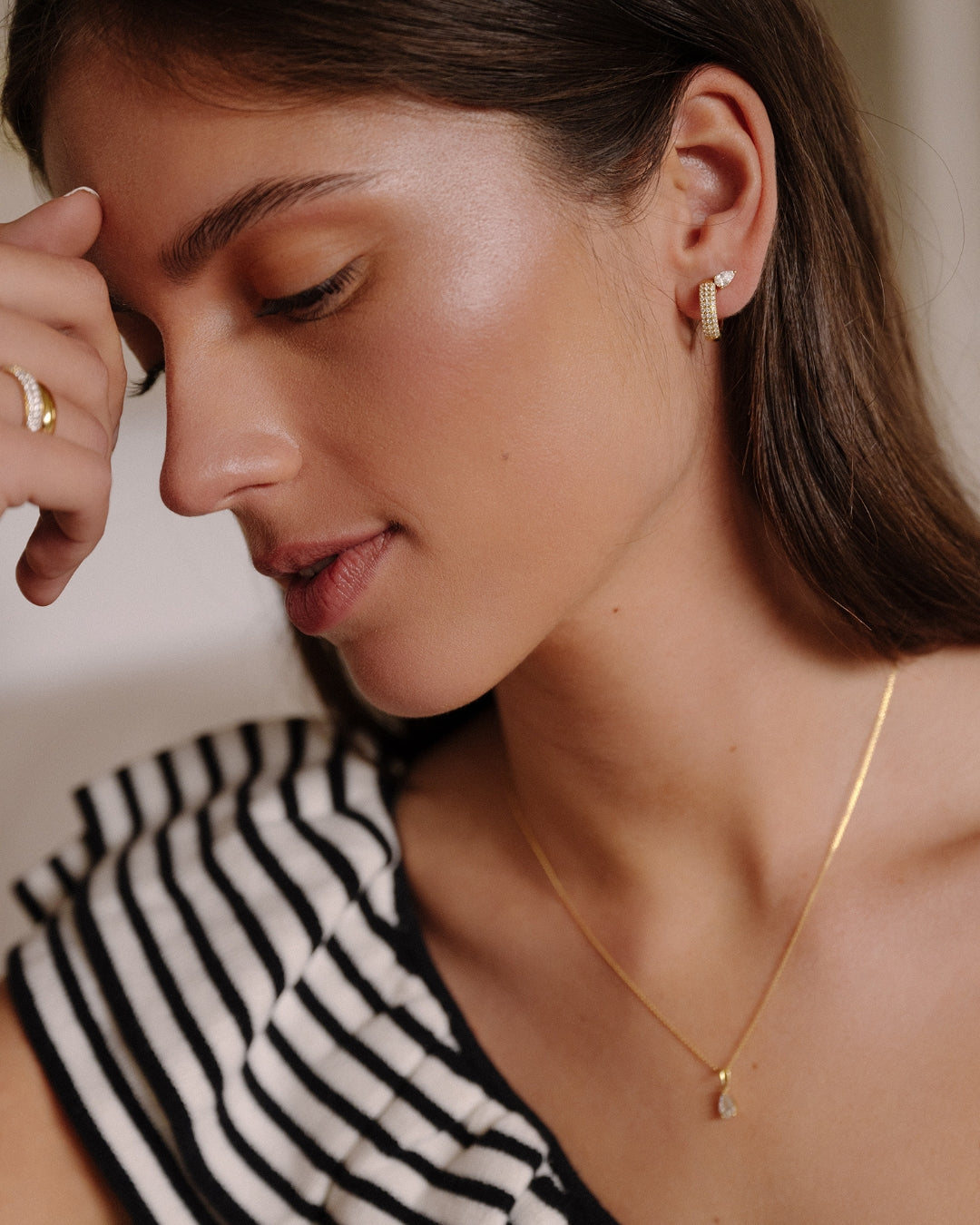 Ohrringe Emilie 0,50 ct. Gelbgold