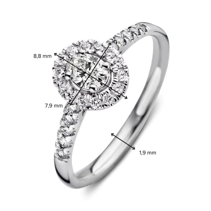 Ring Rosie 0,50 ct. Weißgold