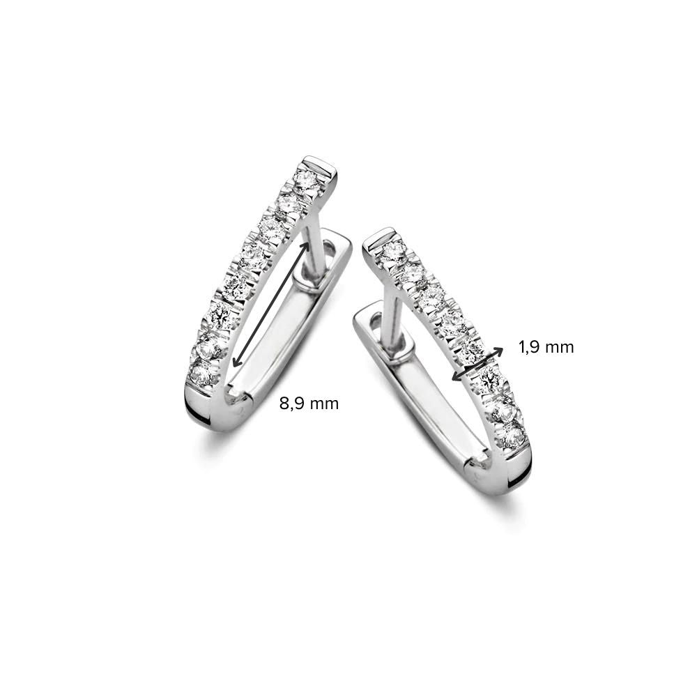 Ohrringe Millie 0,20 ct. Weißgold