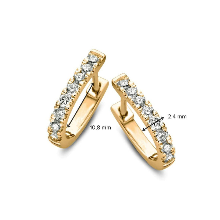 Ohrringe Millie 0,50 ct. Gelbgold