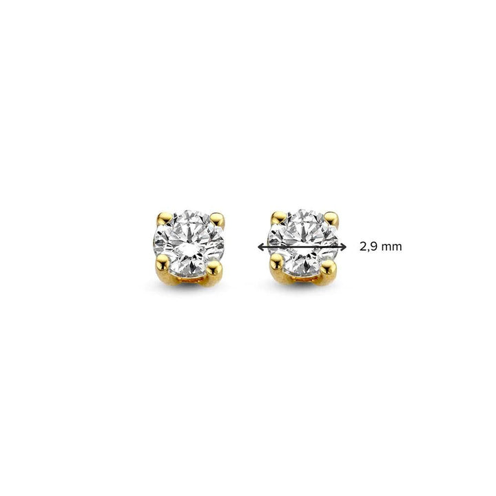Olivia Ohrstecker 0,20 ct. Gelbgold