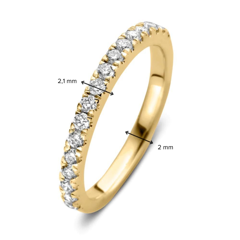 Ring Millie 0,30 ct. Gelbgold