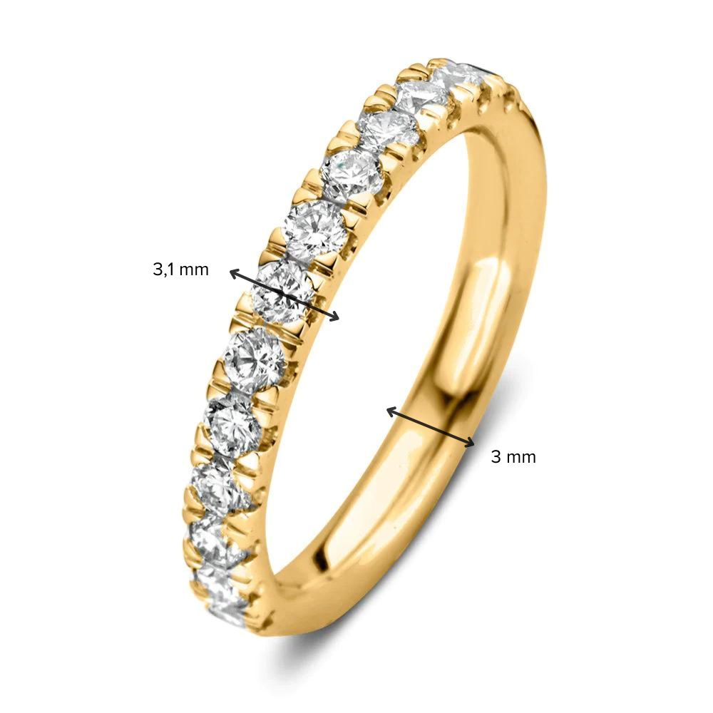 Ring Millie 0,86 ct. Gelbgold