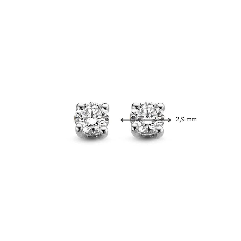 Olivia Ohrstecker 0,20 ct. Weißgold