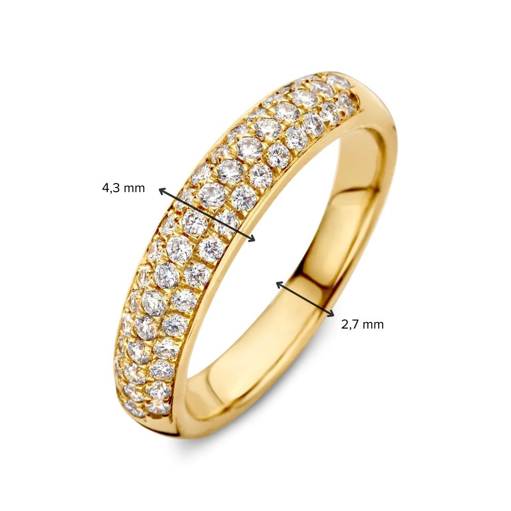 Ring Emilie 0,52 ct. Gelbgold
