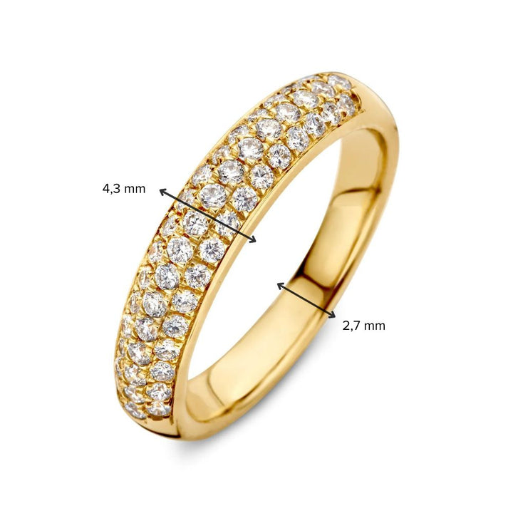 Ring Emilie 0,52 ct. Gelbgold