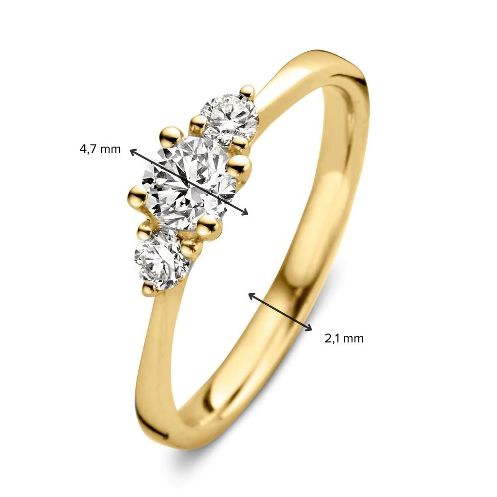 Ring Alix 0,50 ct. Gelbgold