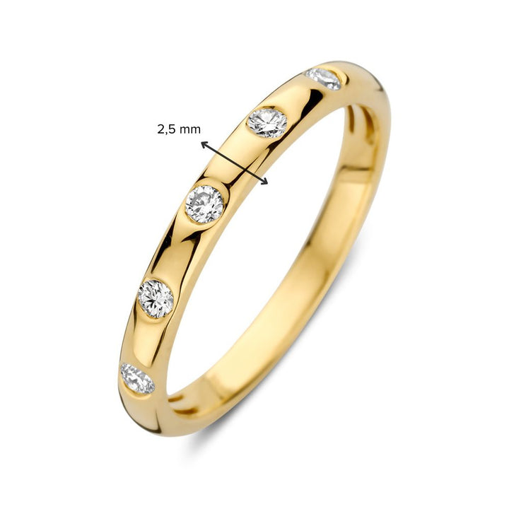 Ring Jolie 0,15 ct. Gelbgold