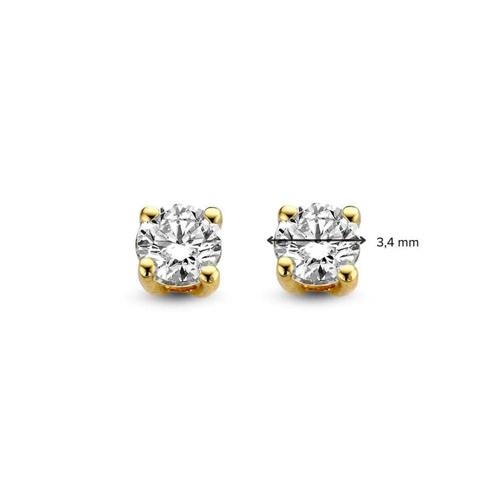 Olivia Ohrstecker 0,30 ct. Gelbgold