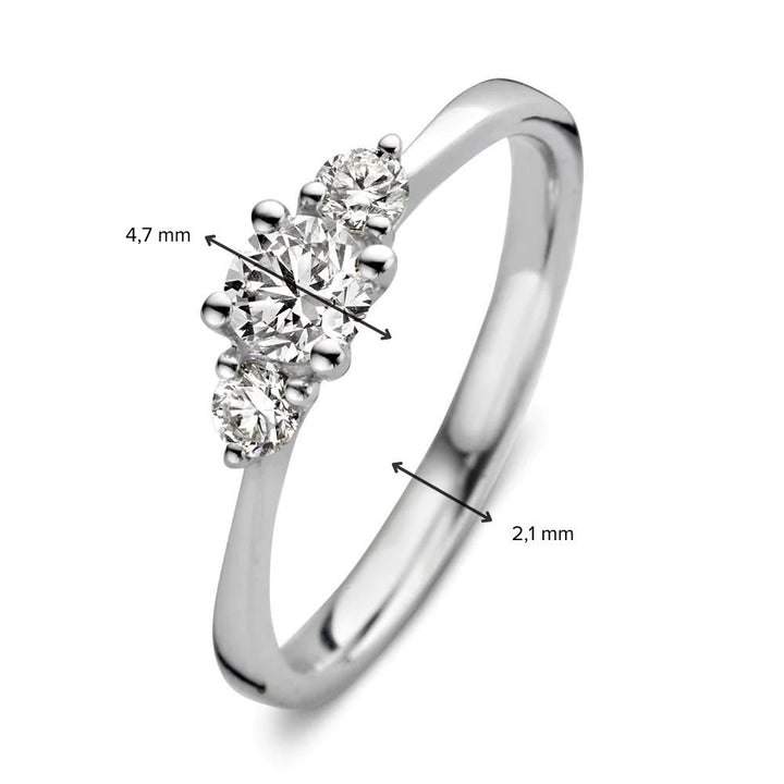 Ring Alix 0,50 ct. Weißgold