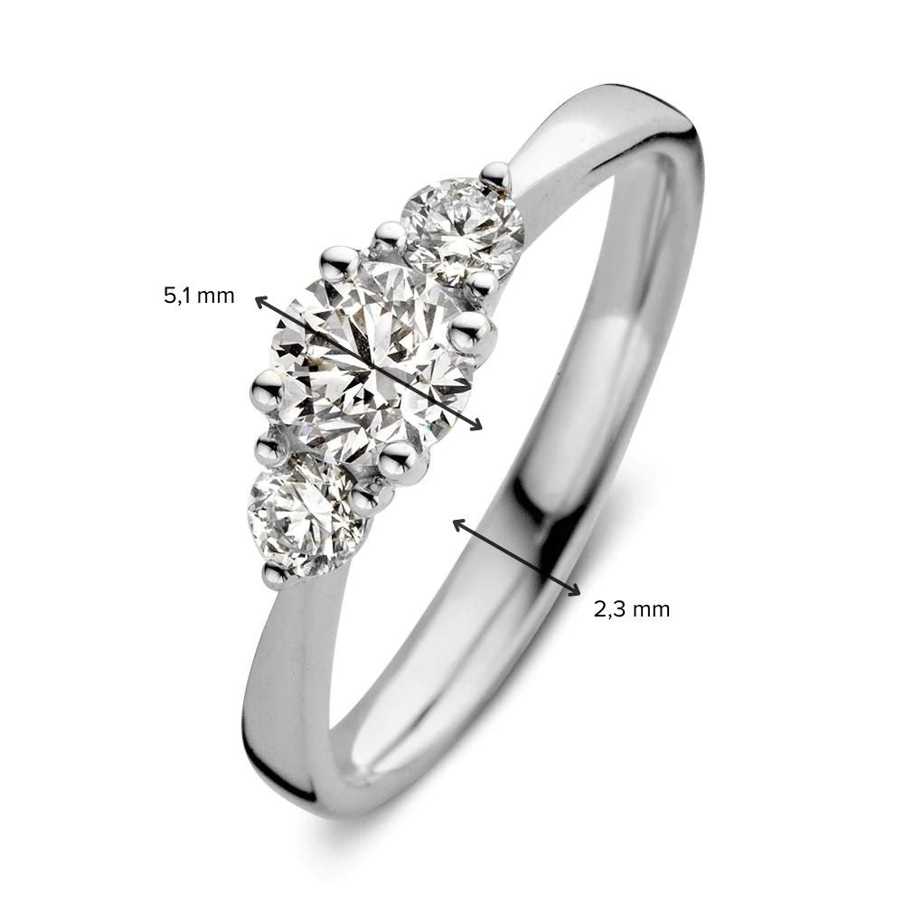Ring Alix 0,75 ct. Weißgold