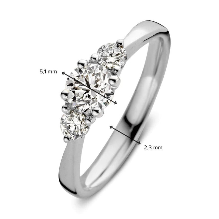 Ring Alix 0,75 ct. Weißgold
