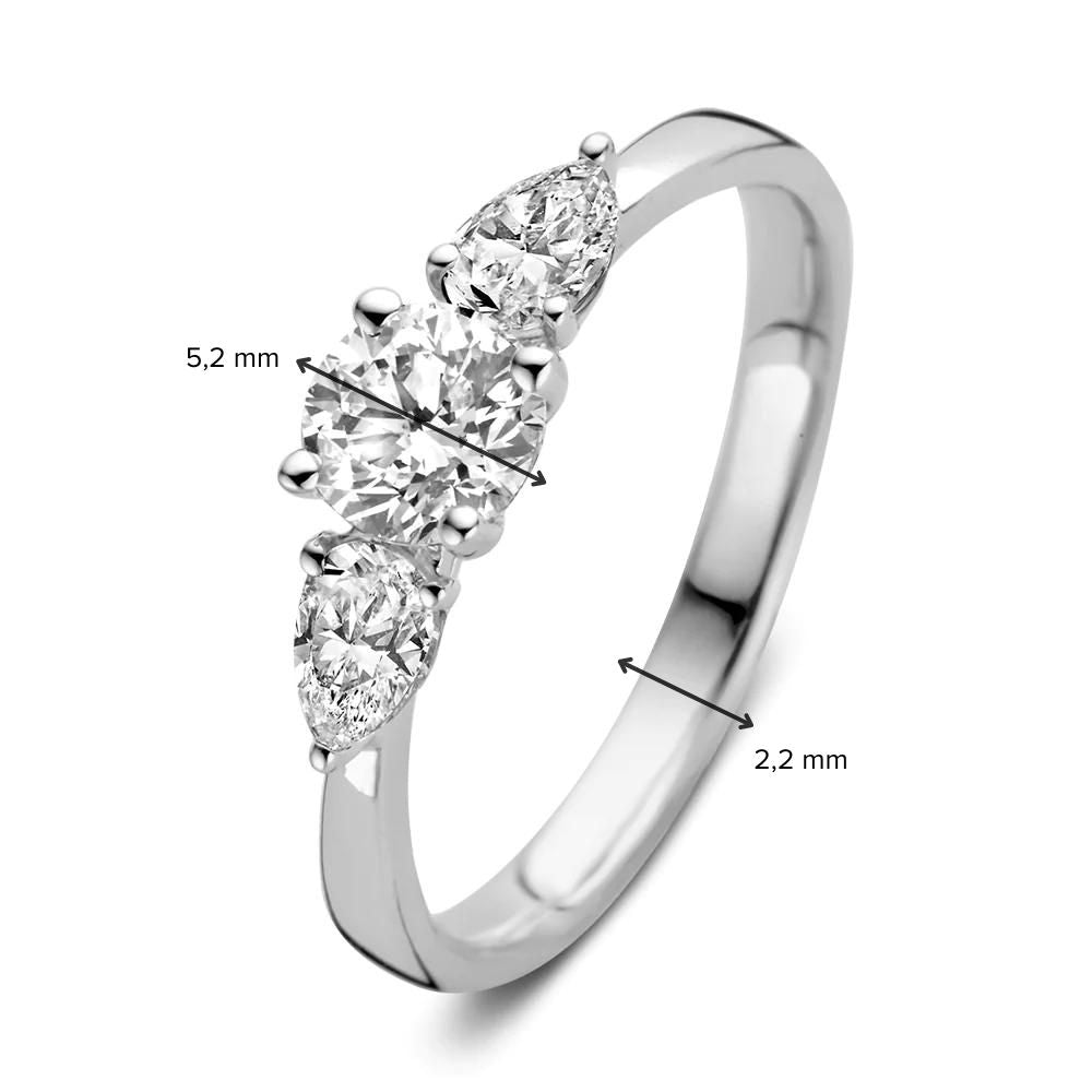 Ring Evie 0,90 ct. Weißgold