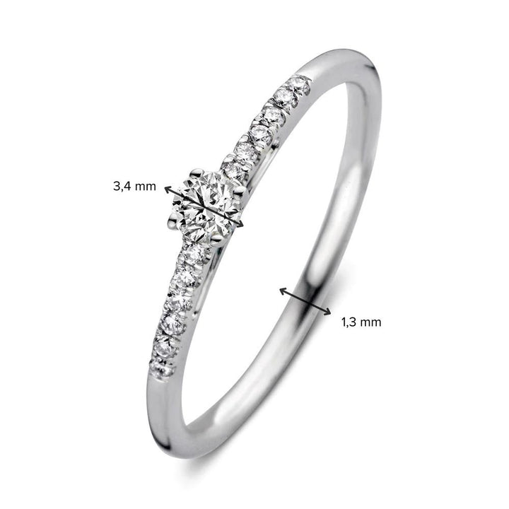 Ring Mary 0,20 ct. Weißgold