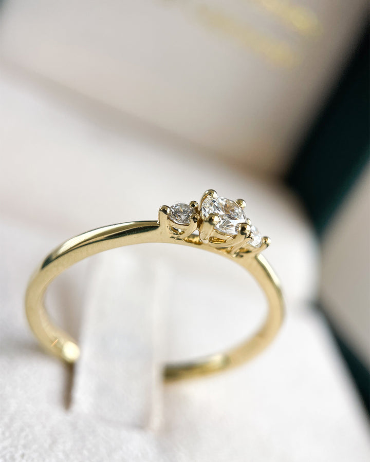 Ring Alix 0,20 ct. Gelbgold