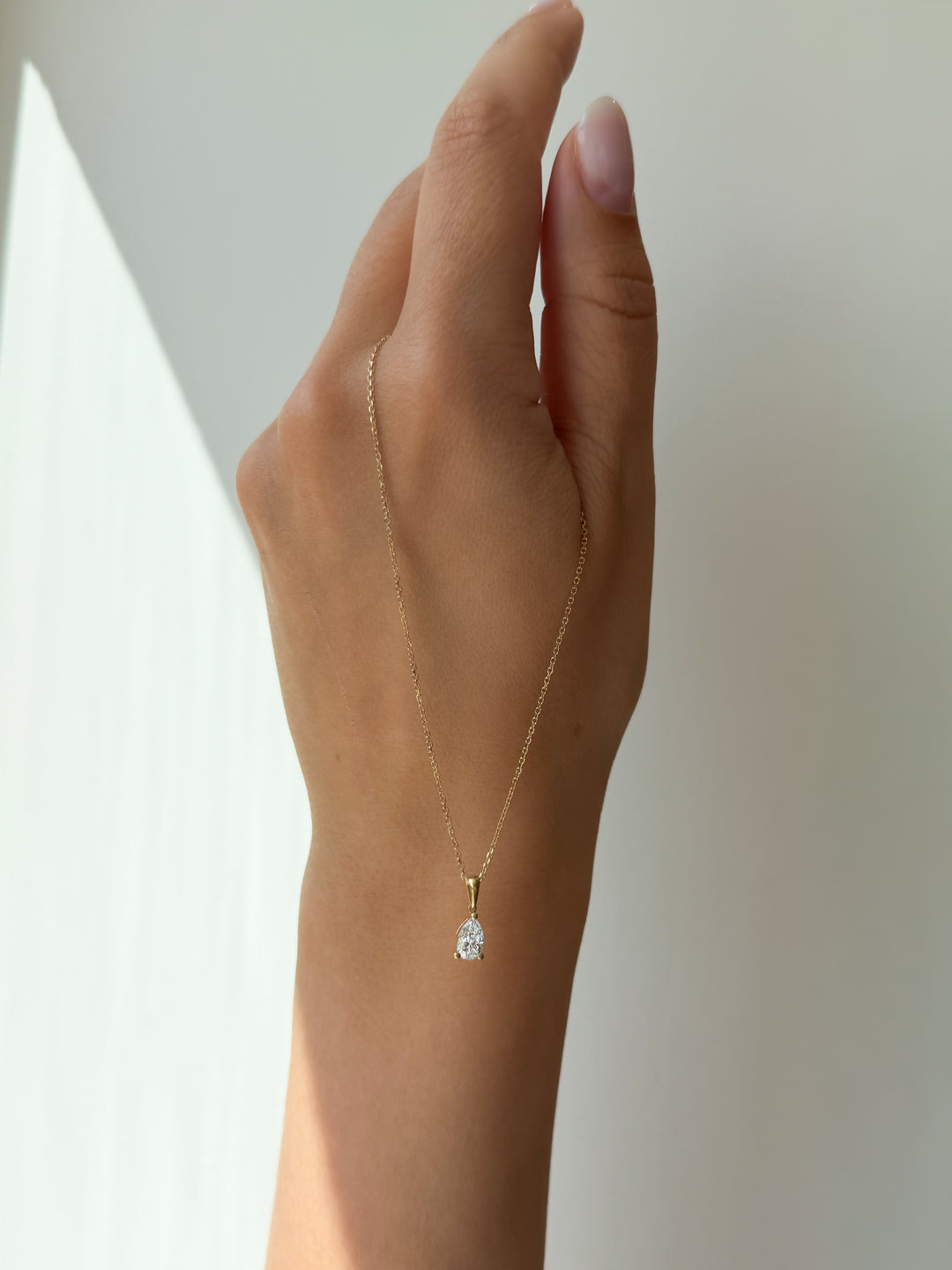 Halskette Ava 0,50 ct. Gelbgold