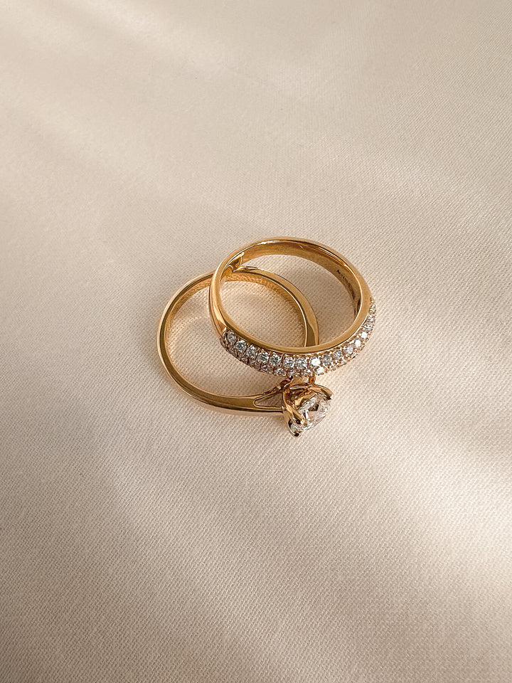 Ring Emilie 0,52 ct. Gelbgold