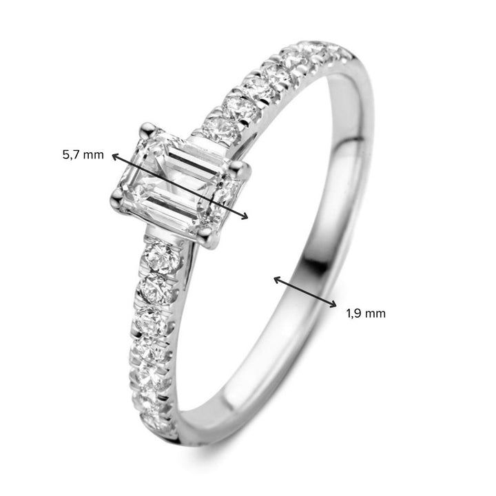 Ring Nora Royal 0,75 ct. Weißgold
