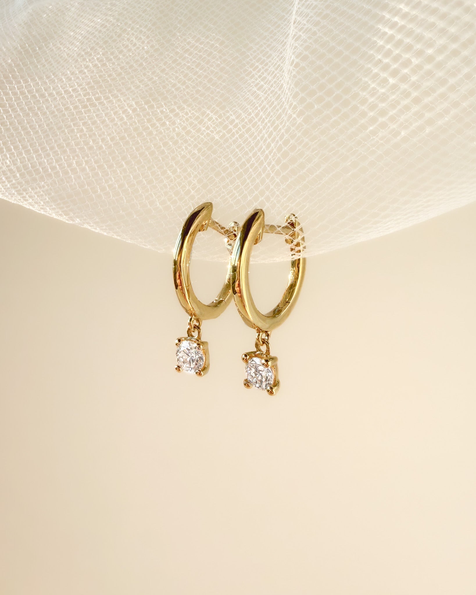 Ohrringe Olivia 0,30 ct. Gelbgold