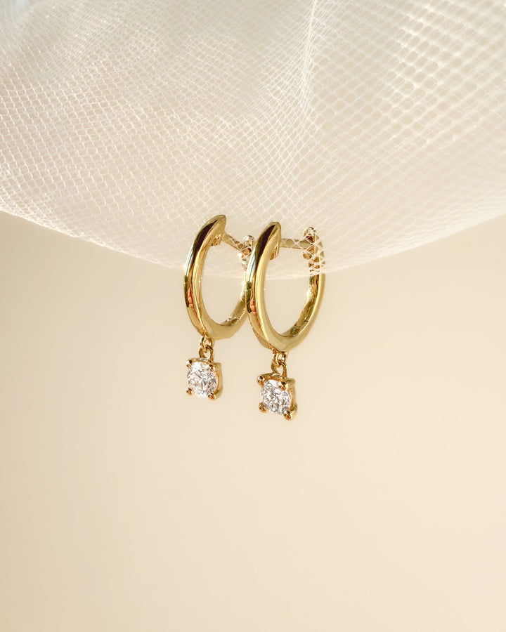 Ohrringe Olivia 0,30 ct. Gelbgold