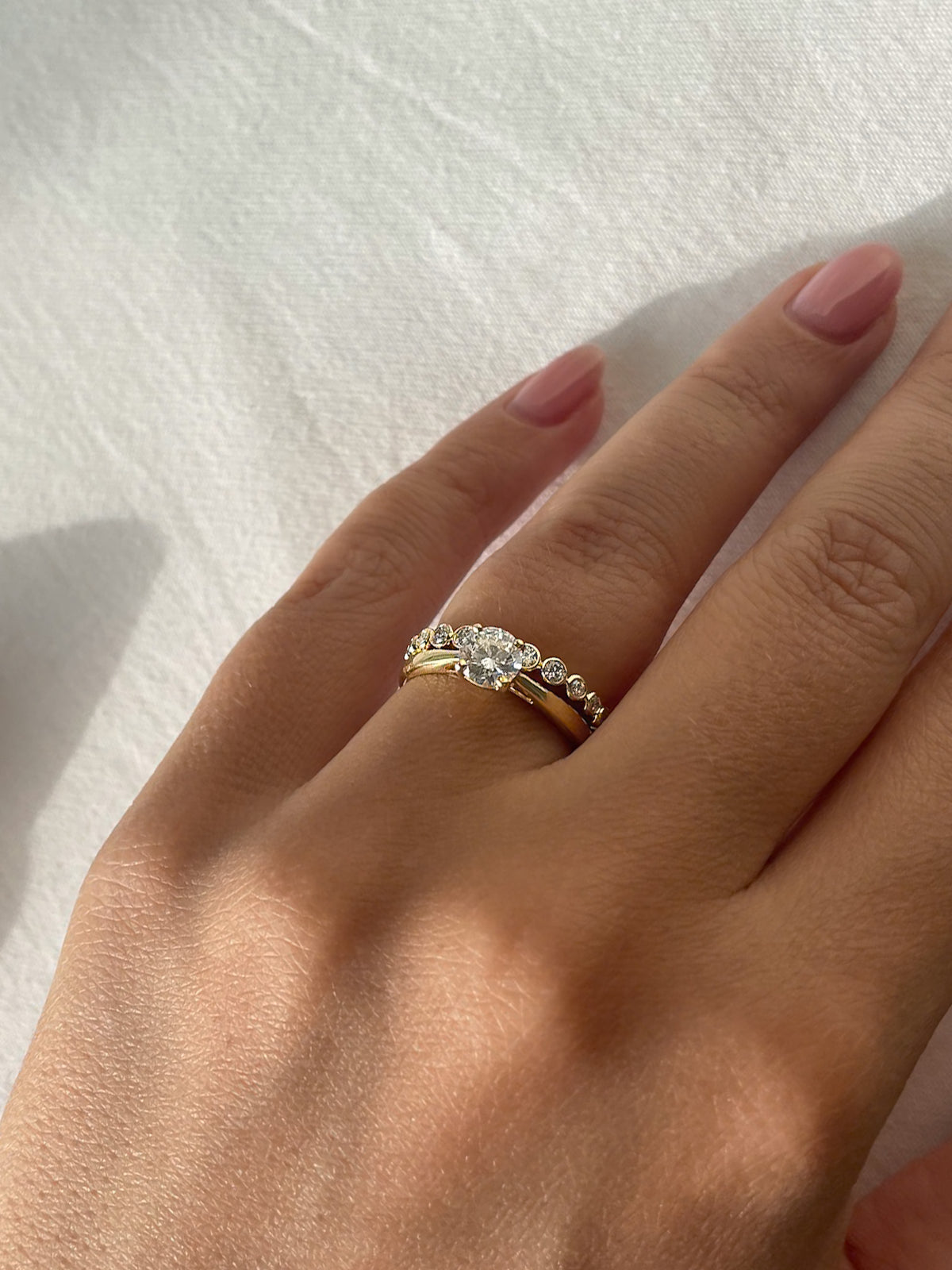 Ring Olivia 0,75 ct. Gelbgold