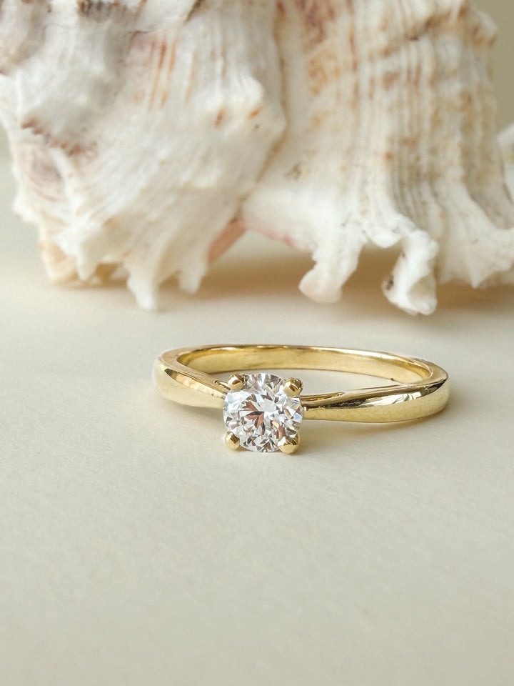 Ring Olivia 0,50 ct. Gelbgold