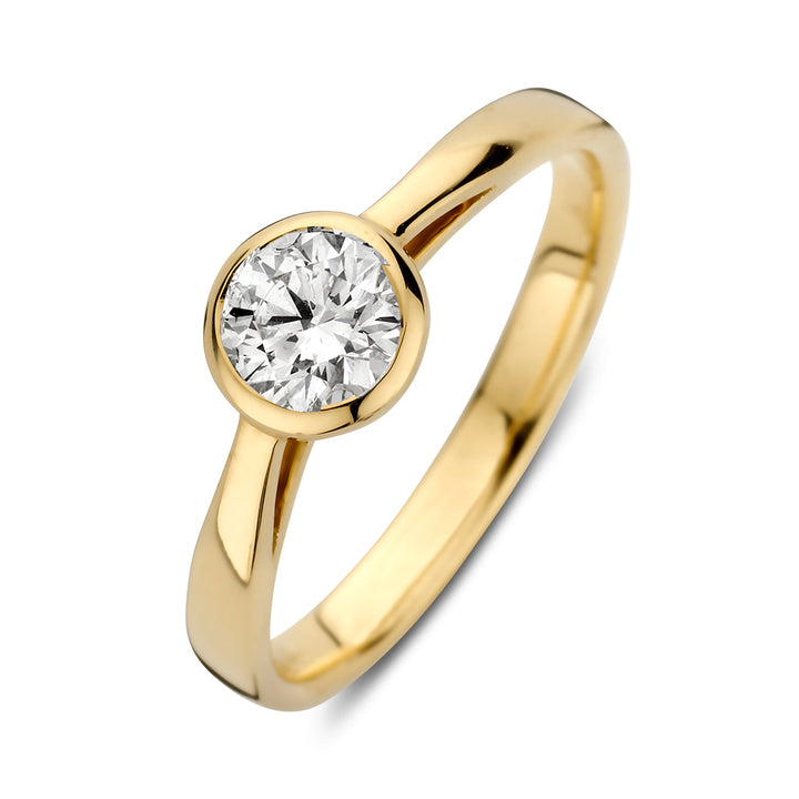 Ring Lilie 0,75 ct. Gelbgold