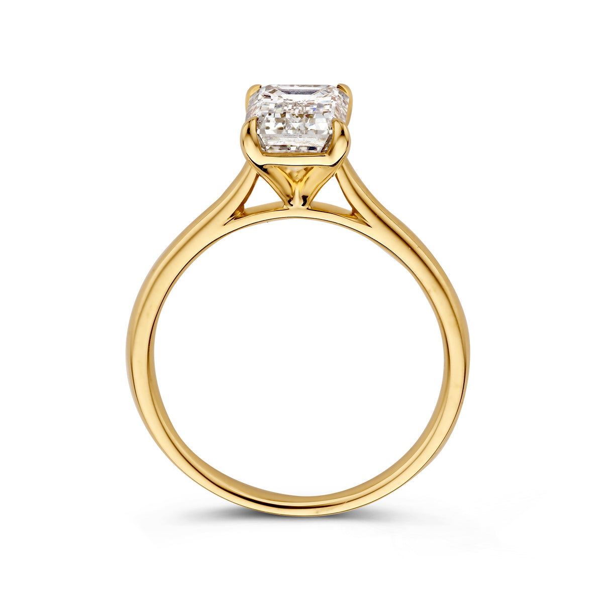 Ring Haselnuss 2,00 ct. Gelbgold