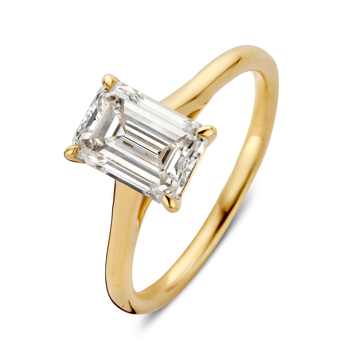 Ring Haselnuss 2,00 ct. Gelbgold