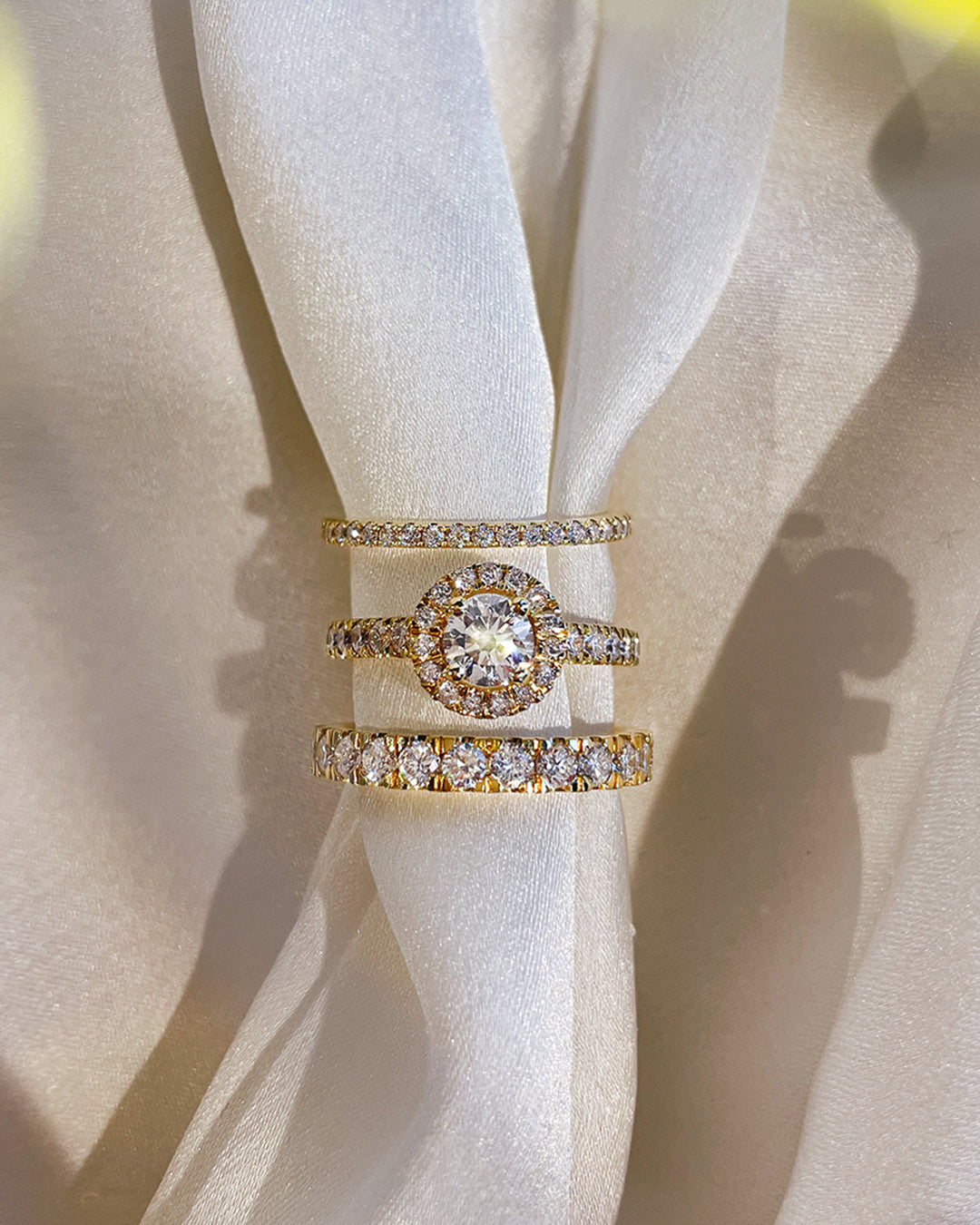 Ring Emma Royal 1,00 ct. Gelbgold